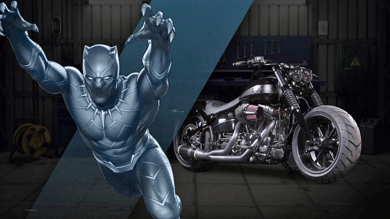 Illustration for article titled Marvel and Harley-Davidson Made a Bunch of Badass Super Hero Bikes